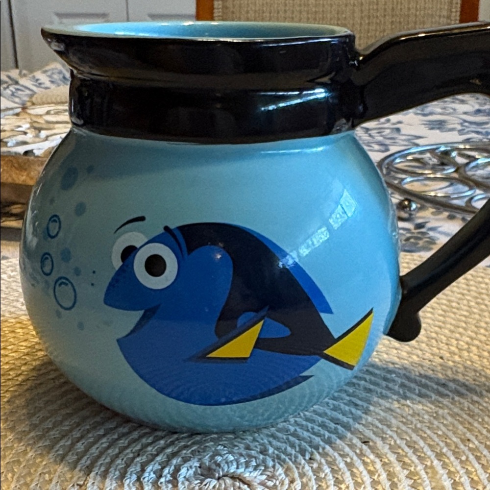 Blue Cartoon Character Mug